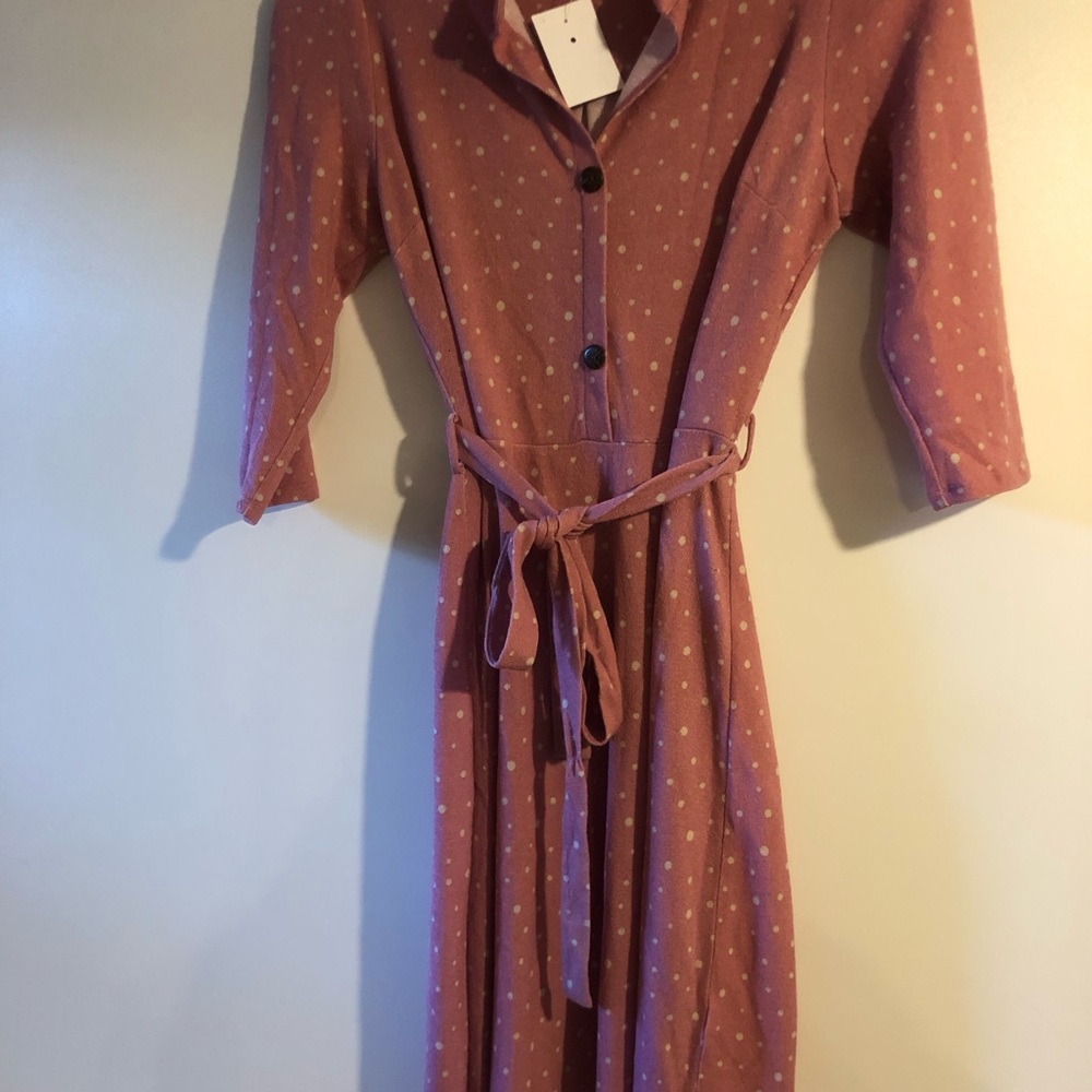 Pink Polka Dot Dress
